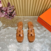 JAM 30 SANDAL IN BRONZE BROWN CALFSKIN